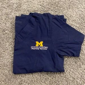 University of Michigan pharmacy scrub top